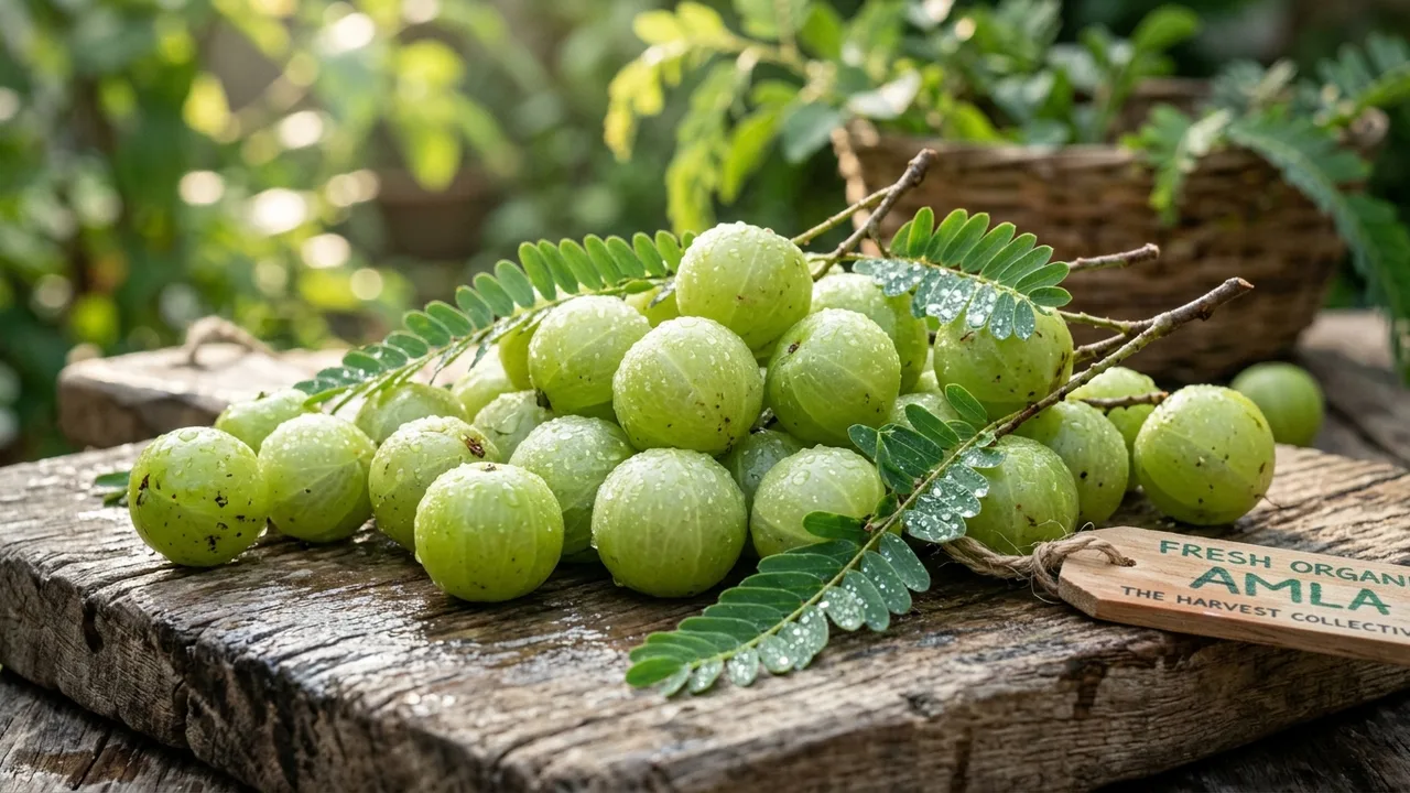 Fresh Amla Indian Gooseberry supplied by Shri Rajrajeshwari Global